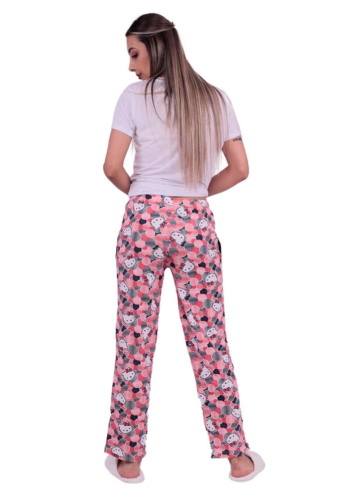 Çizgi Film Karakterli Pijama Altı 31964 | Pembe
