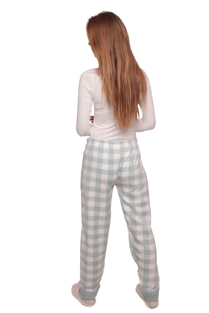 Cepli Polar Kadın Pijama Alt | Yeşil