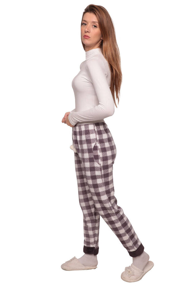 Cepli Polar Kadın Pijama Alt | Mor