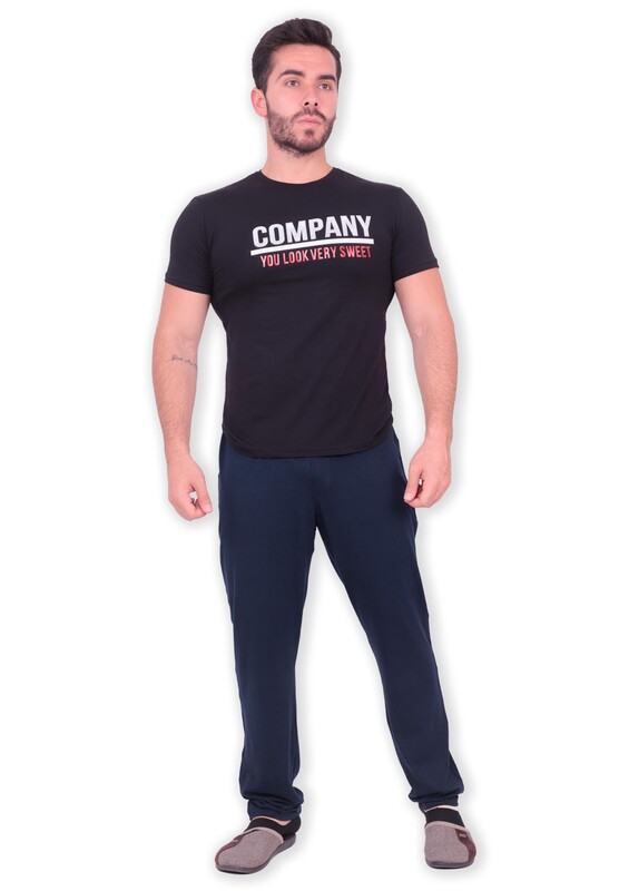 Jiber Modal Man Pyjama Bottom 4633 | Ultramarine - Thumbnail
