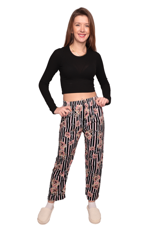 MUKA - Baskılı Kadın Pijama Altı 5523 | Renk1