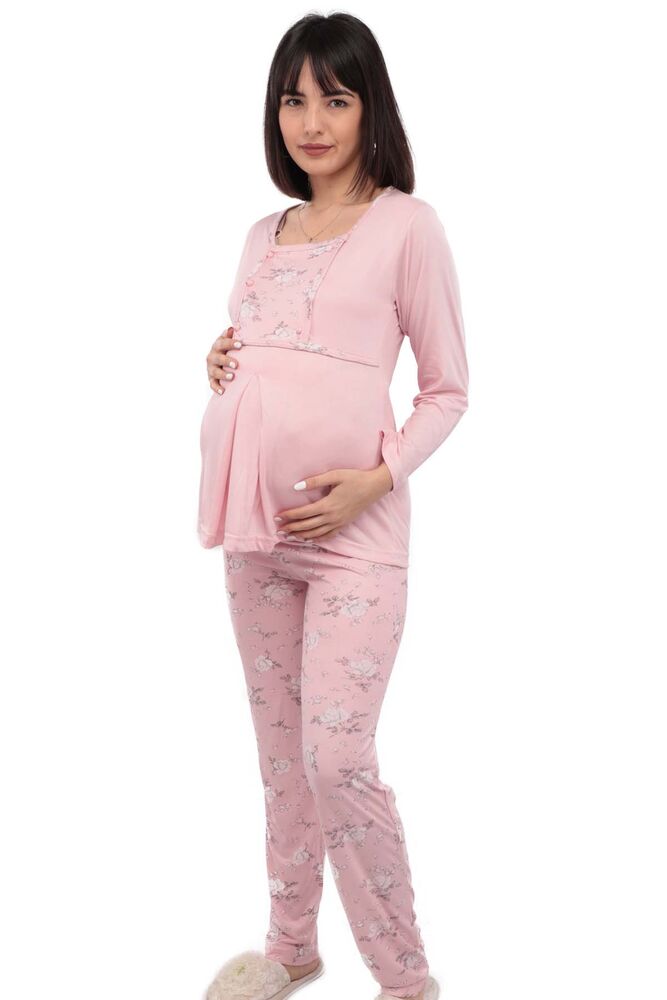 Işılay Puerpera Woman Pyjama Set | Pink