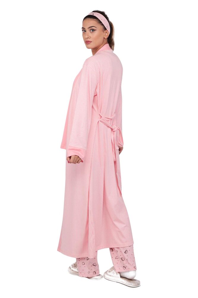 Poleren Heart Printed Puerpera Pyjama Set 3 Pack 5952 | Pink