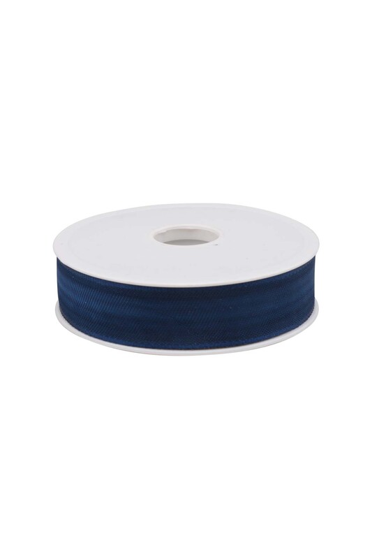 SİMİSSO - Chiffon Ribbon 2,5 cm 20 m | Night Blue