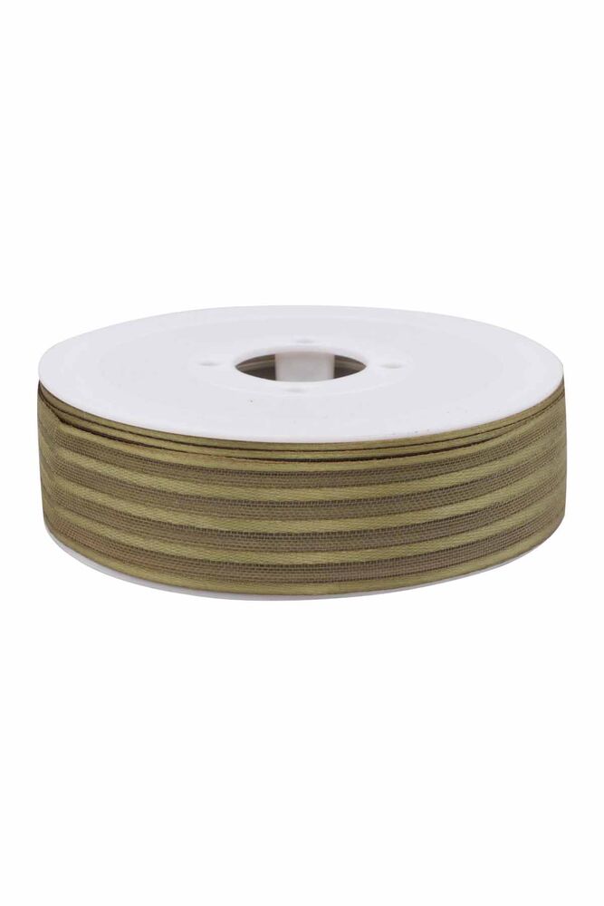 Çizgili Şifon Kurdele 2.5 cm 20 mt | Çimen Yeşili