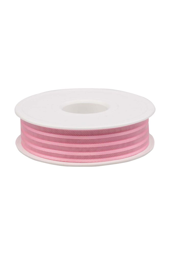 Striped Chiffon Ribbon 2.5 cm 20 m|Light pink
