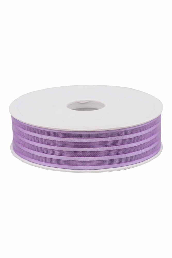 Striped Chiffon Ribbon 2.5 cm 20 m | Purple