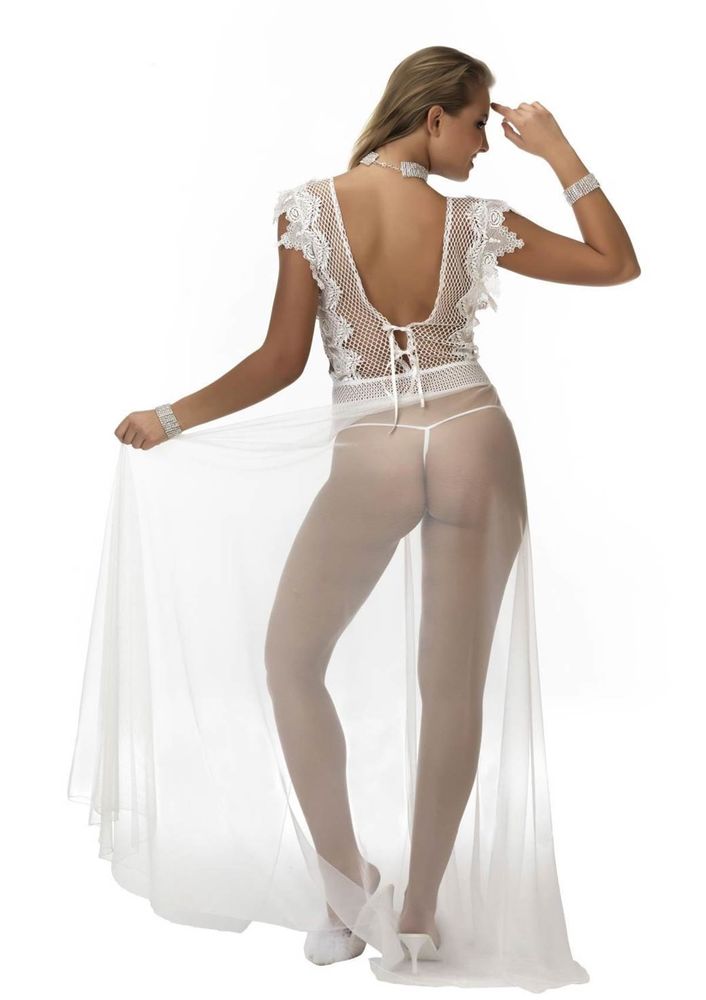 For Dreams Fantasy Night Gown 8546 | White
