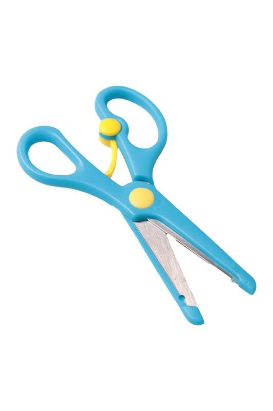 Okul Makası 0445 13,5 cm | Mavi - Thumbnail