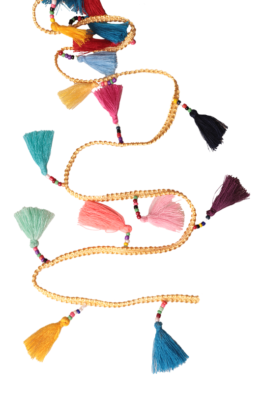 Boncuklu Şerit HF32 1 Metre - Thumbnail