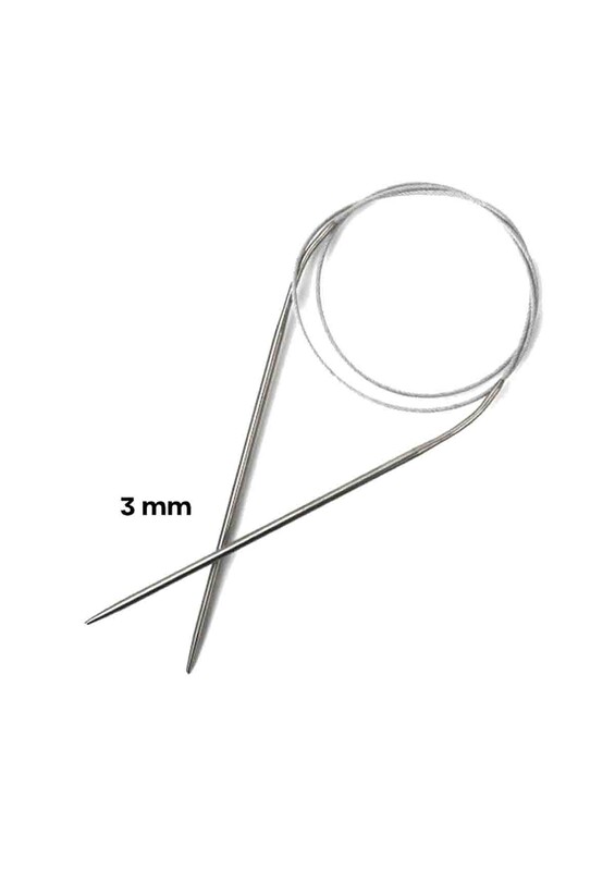 Simisso Çelik Misinalı Şiş 100 Cm 3 mm - Thumbnail