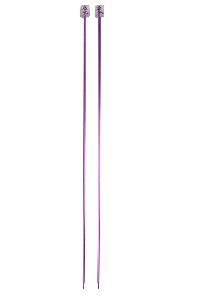 Sultan Renkli Metalik Örgü Şişi 35 Cm 3 mm
