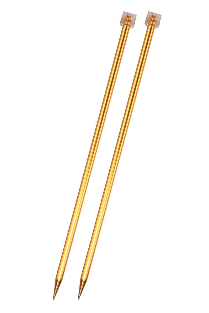 Sultan Renkli Metalik Örgü Şişi 35 Cm 9 mm