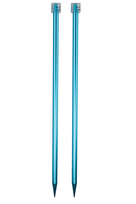 SULTAN - Sultan Renkli Metalik Örgü Şişi 35 Cm 10 mm
