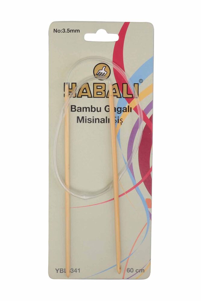 Yabalı Bambu Gagalı Misinalı Şiş 60 cm YBL-341 | Standart