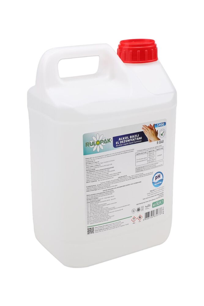 Rulopak Alkol Bazlı El Dezenfektanı S400 5 Lt