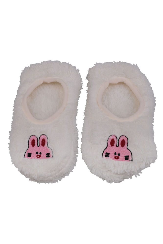 Bunny Printed Welsoft Kid Bootie Socks 22666 | Cream