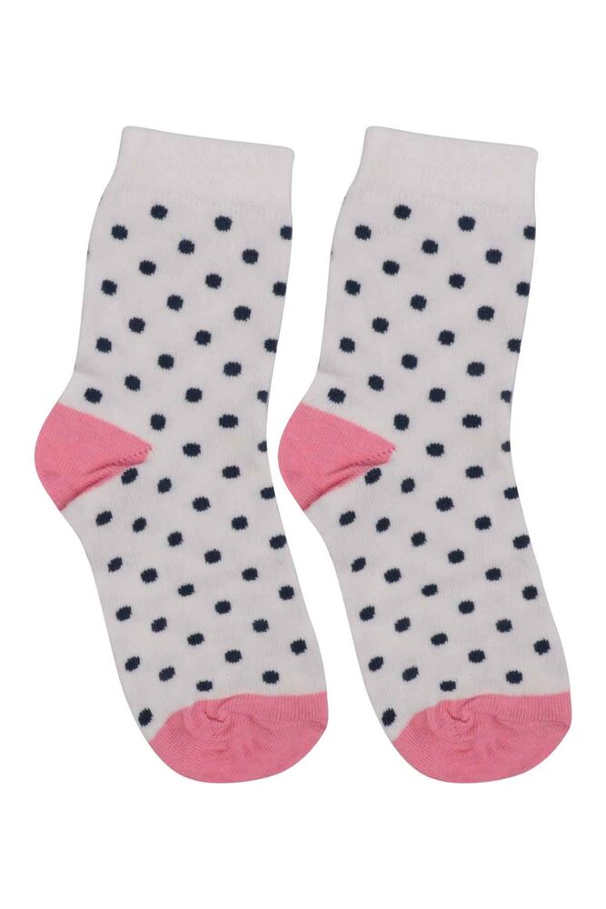 Patterned Kid Socks 924 | White
