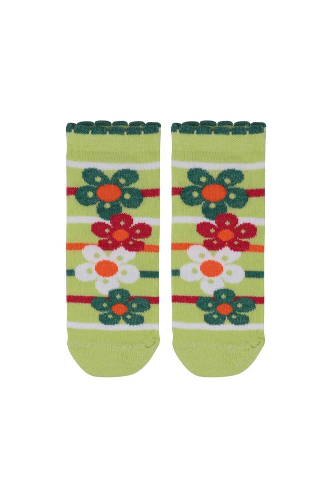 Patterned Kid Socks 940 | Green