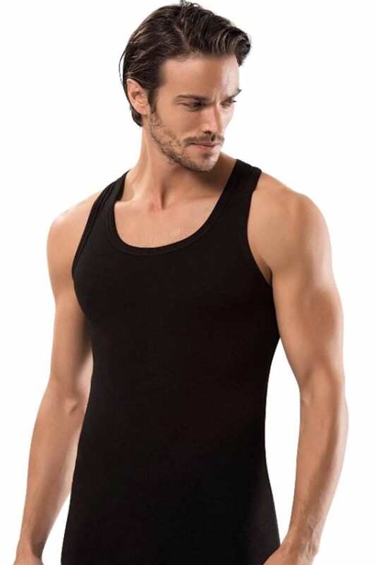 ERDEM - Erdem 1121 Elastane Sport Man Undershirt | Black