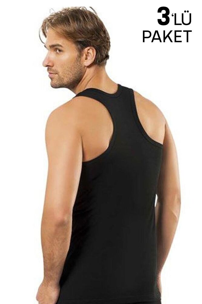 Jiber Man 3 Pack Rambo Undershirt 113 | Black
