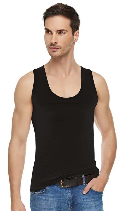TUTKU ELİT - Tutku Elite Elastan Sport Man Undershirt 1304 | Black