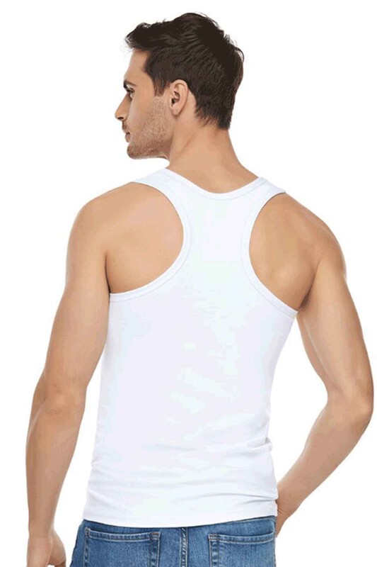 TUTKU ELİT - Tutku Elite Elastan Sport Man Undershirt 1304 | White