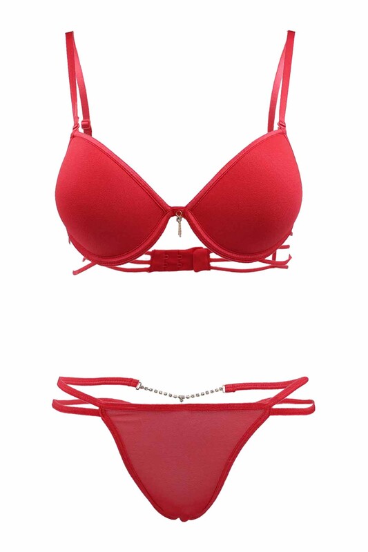 Le Jardin Raina Push-up Sütyen Takımı 6950 | Nar Çiçeği - Thumbnail