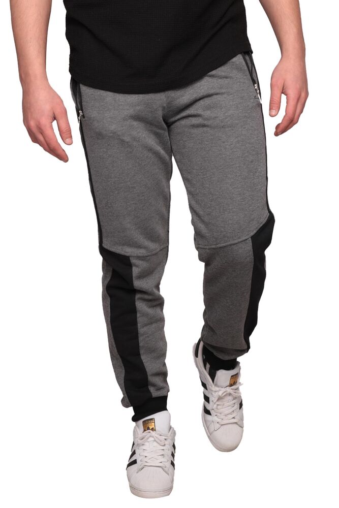 Elastic Waist Man Tracking Suit Bottom 87 | Smoky