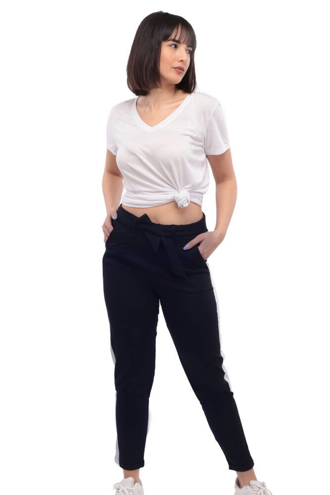 Striped Woman Sweatpants | Ultramarine