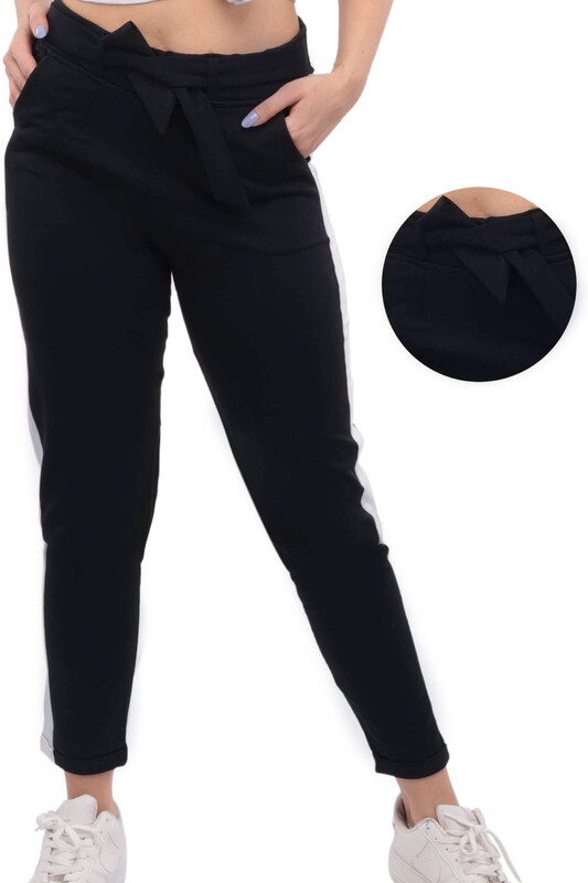 SİMİSSO - Striped Woman Sweatpants | Ultramarine