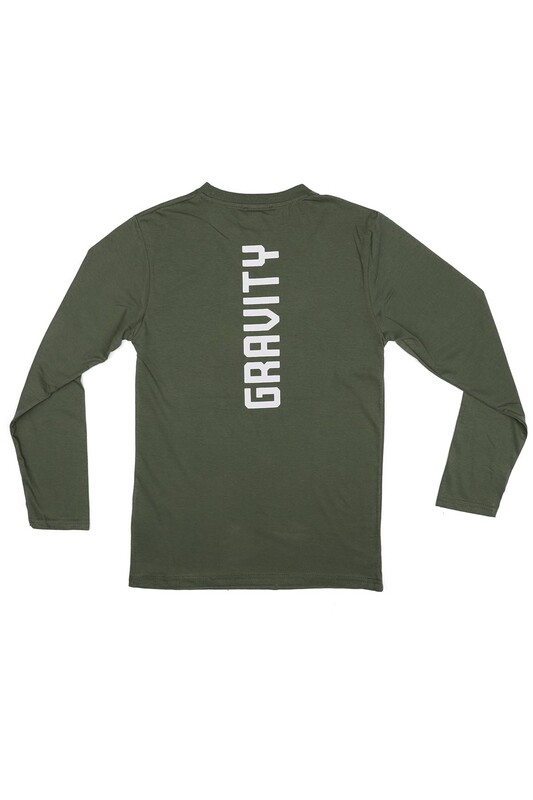 Round Neck Long Sleeve Boy Sweat 420793 | Green - Thumbnail