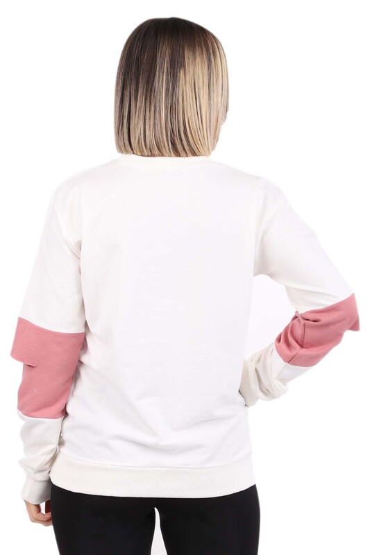 Hostes 1987 Printed Woman Sweatshirt 6501 | Cream - Thumbnail
