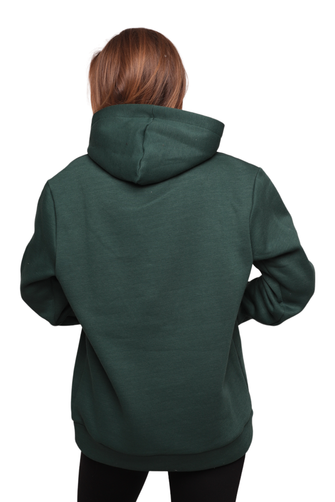Kapşonlu 3 İplik Sweatshirt 0153 | Yeşil