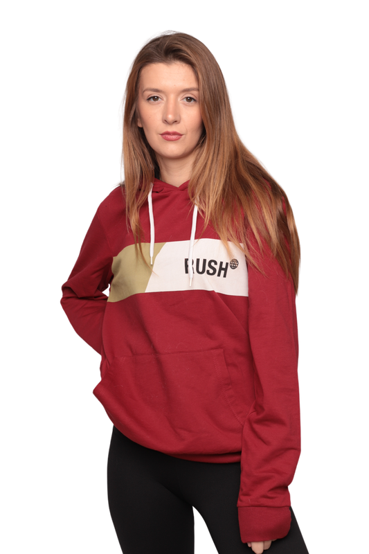 SİMİSSO - Kapşonlu Kadın Sweatshirt 0146 | Kırmızı