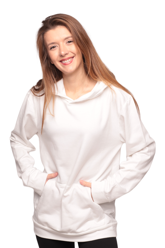 SİMİSSO - Kapşonlu Kadın Sweatshirt 0154 | Ekru
