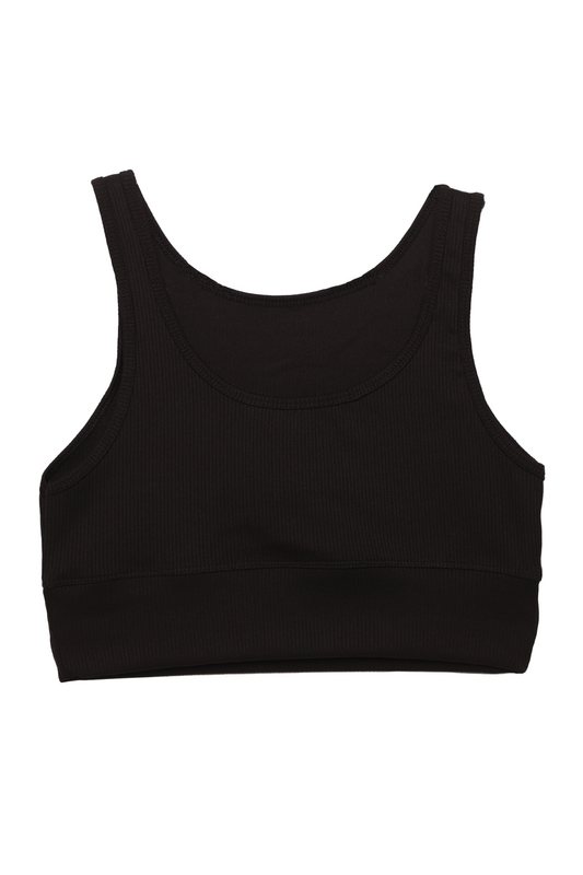 İNAN - Kadın Fitilli Crop 219 | Siyah