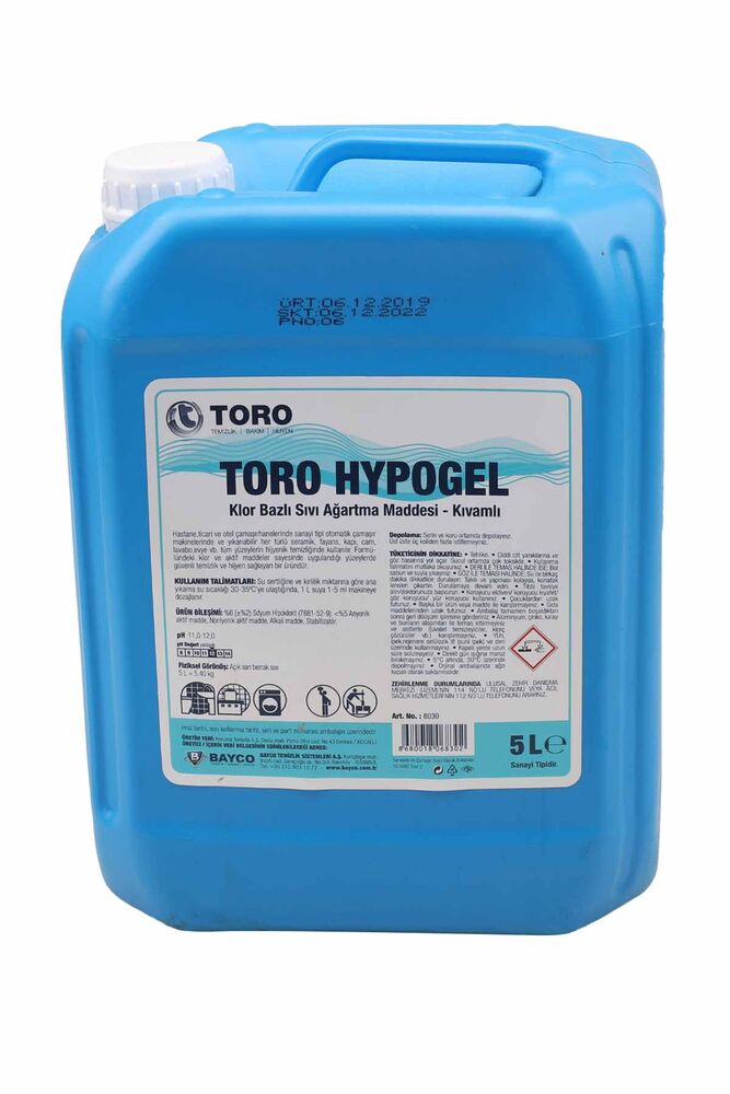 Toro Hypogel Çamaşır Suyu 5 Lt