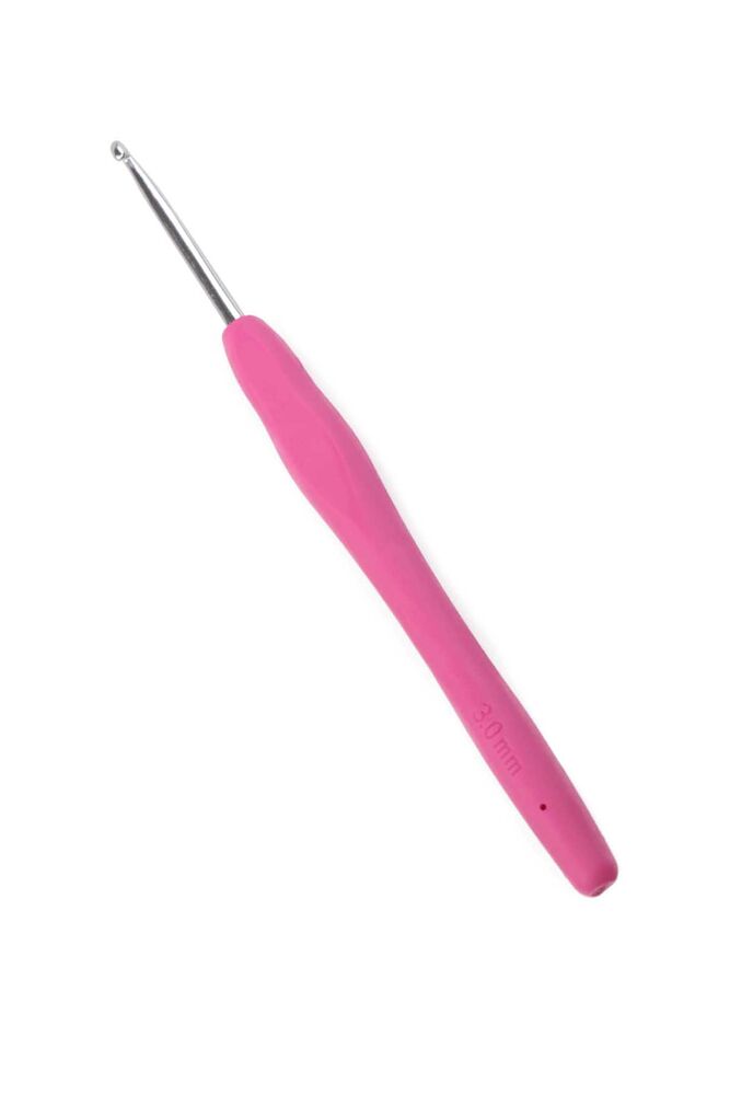 Ercü Silikon Saplı Tığ Pembe 3 mm