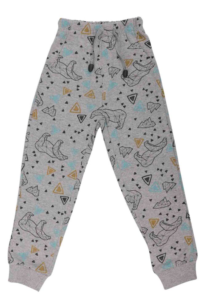 Geometric Pattern Boy Tracksuit 621900 | Grey