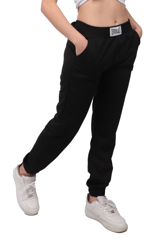 Woman Plain Sweatpants 139 | Black