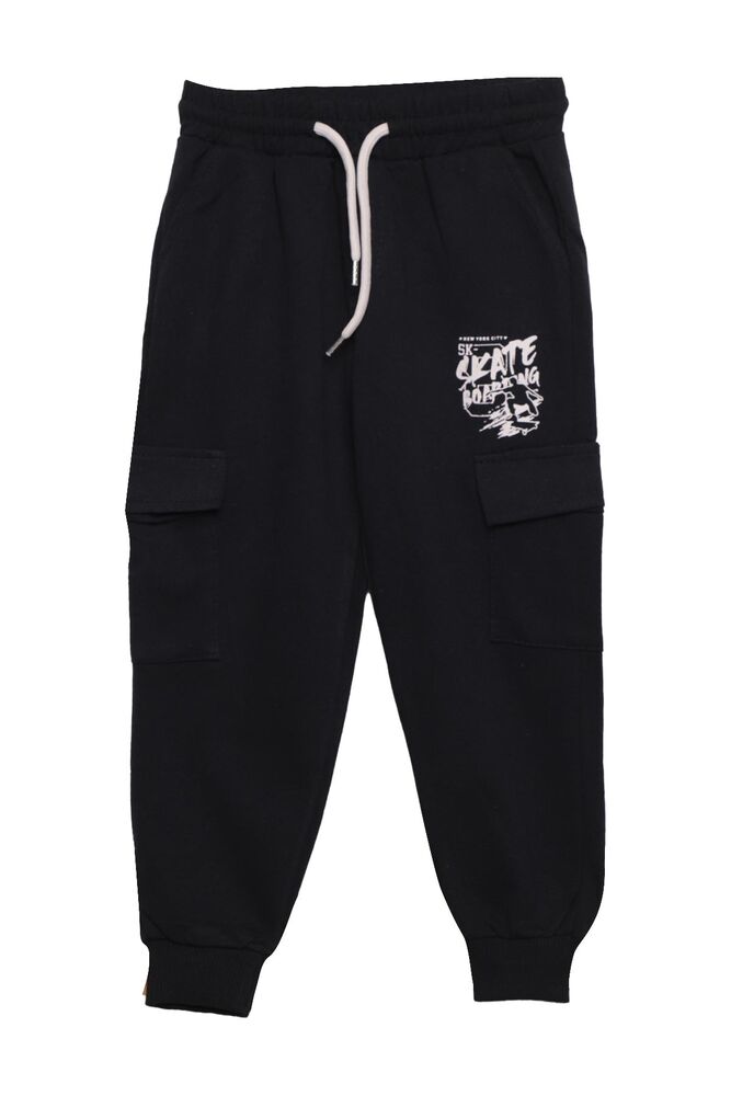 Boy Sweatpants with Cargo Pocket 3003 Navy Blue