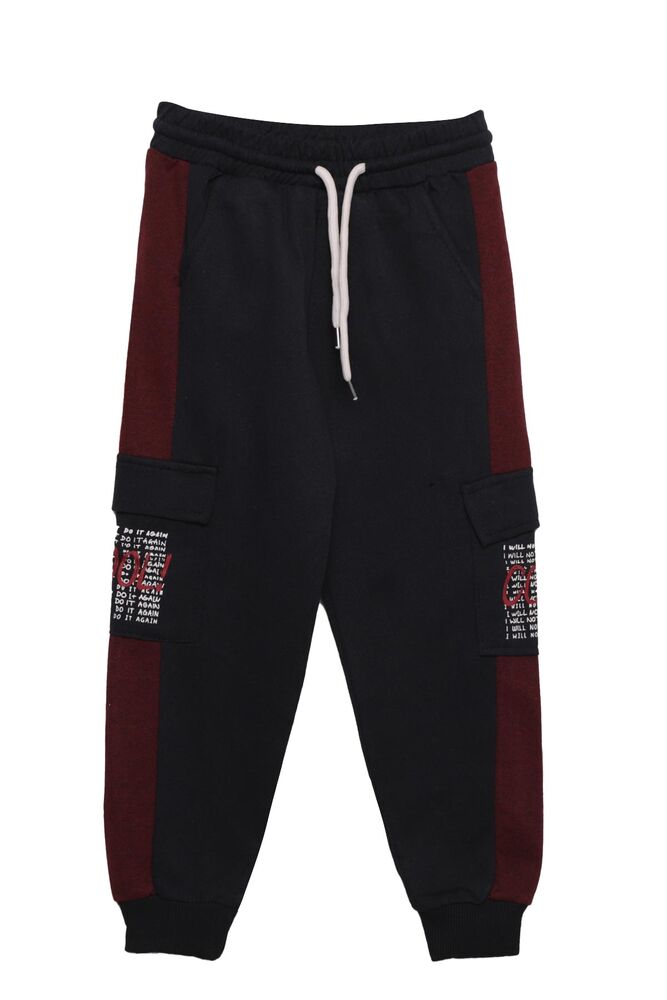Boy Sweatpants with Cargo Pocket 300811 | Navy Blue