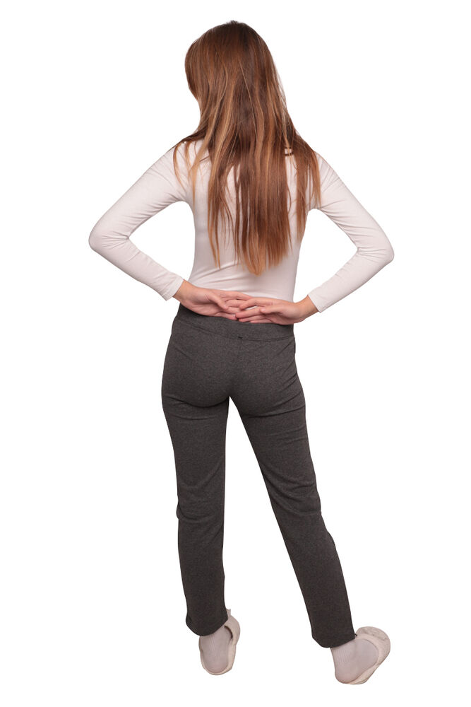 Fermuarlı Kadın Eşofman Altı 0874 | Antrasit