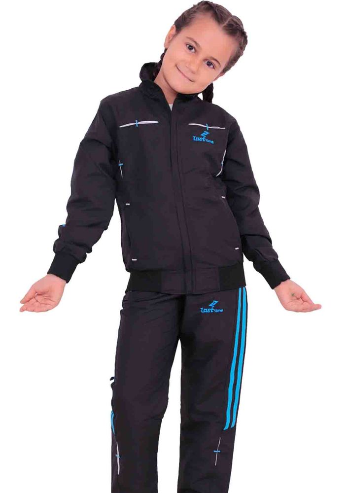 Lost Time Kid Tracking Suit 2102 | Black