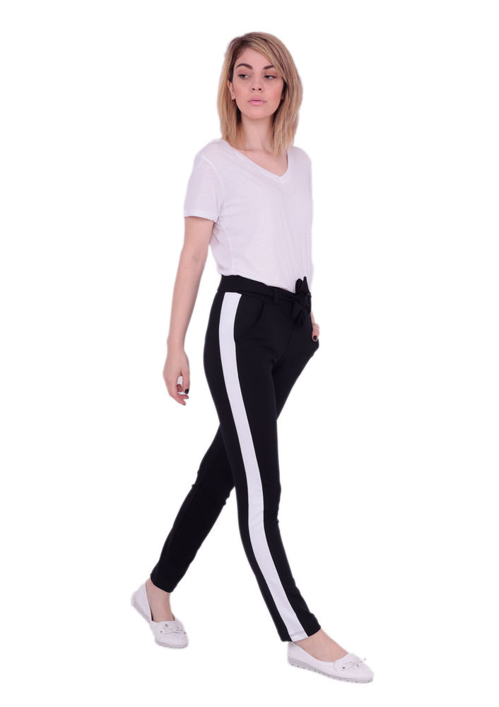Waist Belted Striped Track Suit 118 | Ultramarine