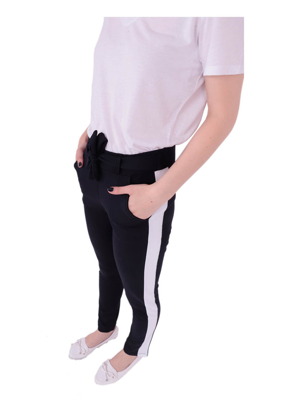 Waist Belted Striped Track Suit 118 | Ultramarine - Thumbnail