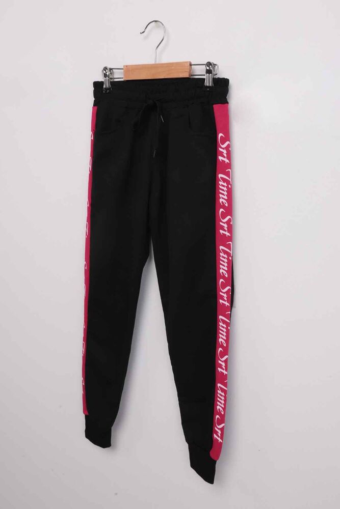 Side Stripe Boy Sweatpants | Fuchsia