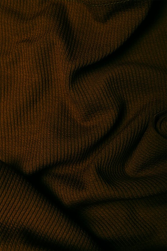 Kadın Burgu Pantolon 5068 | Kahverengi - Thumbnail