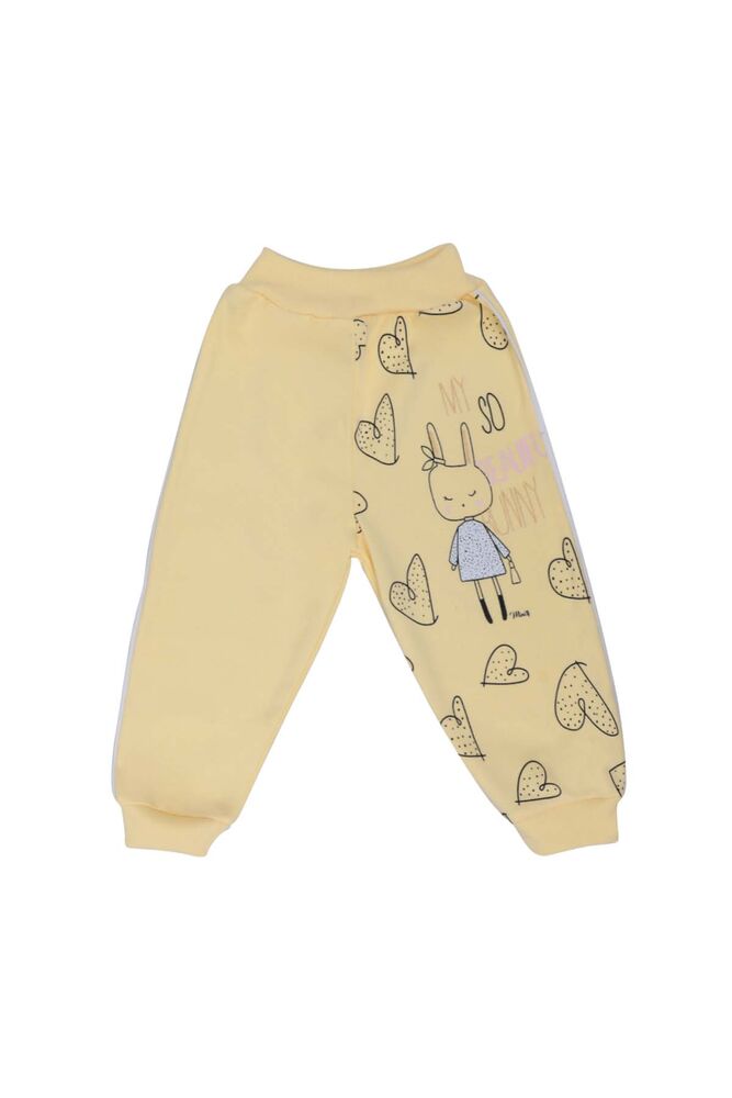Rabbit Pattern Baby Single Bottom 1074 | Yellow